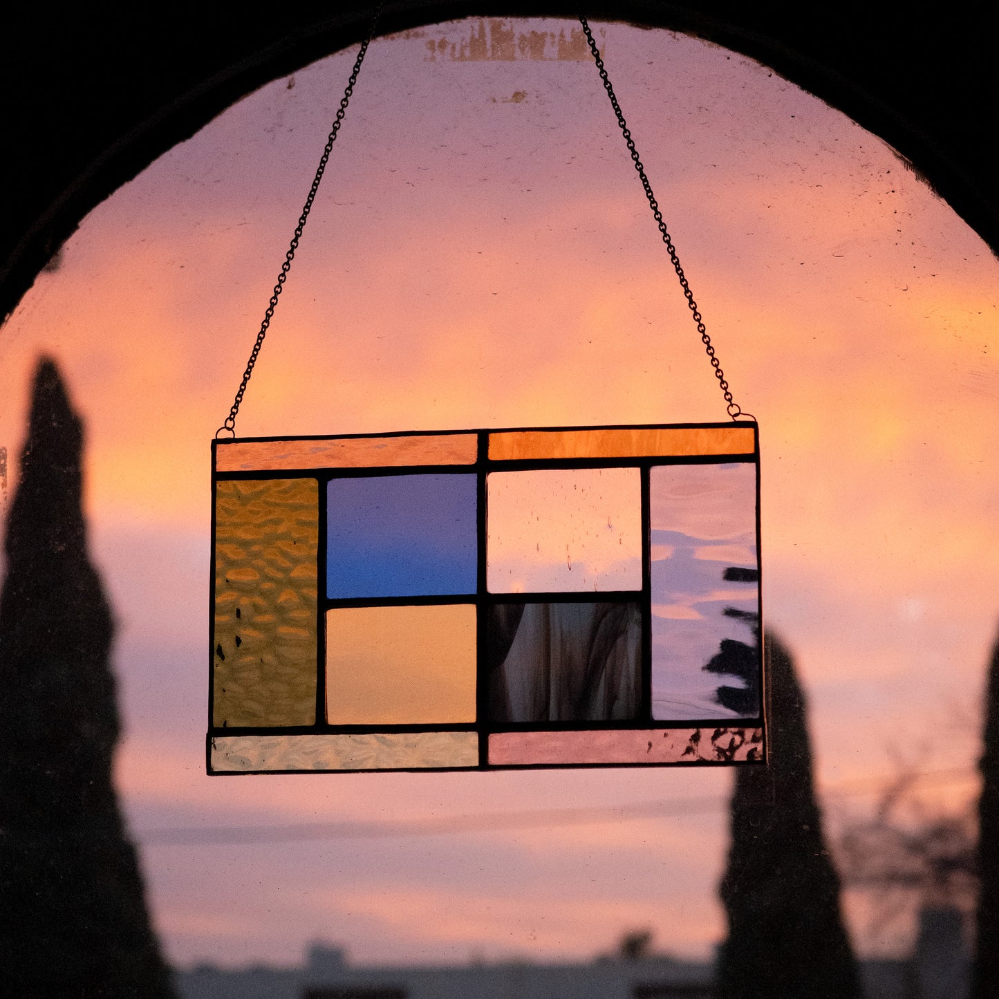 Stained Glass Tennis Court