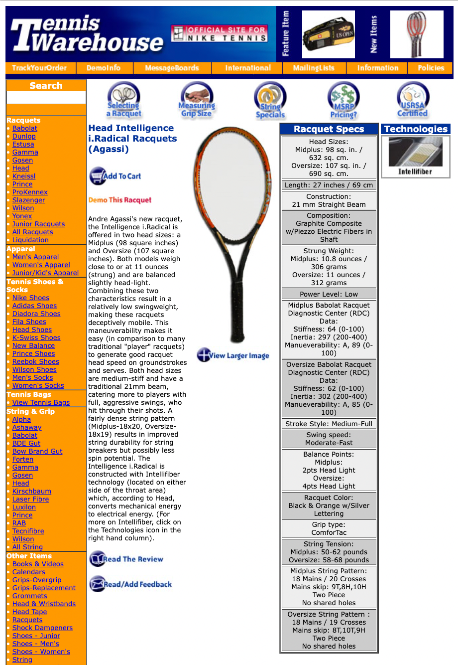 HEAD Intelligence iRadical Midplus (2001)